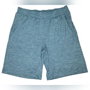 Men's All In Motion Soft Stretch Short 9" Teal Heather Size Medium